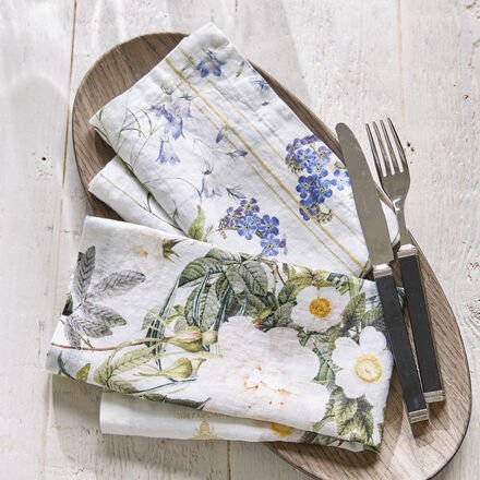 Serviette Blumengarten, 45 x 45 cm, 2 Stück