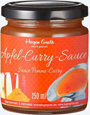 Gourmet-Sauce, Apfel-Curry, 250 ml