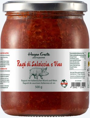 Ragu Salsiccia & Vino 500 g, Eigenmarke