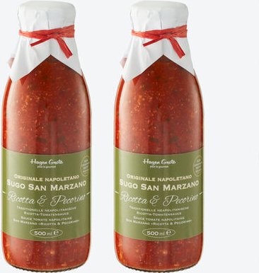 Sugo San Marzano ricotta & pecorino 2 x 500 ml