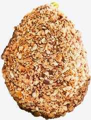 Schokoladen-Ei Vollmilch mit Mandeln 160 g - Handgefertigt, karamellisierte Mandeln, glutenfrei, Geschenkverpackung, nat...