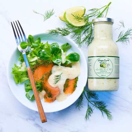 Thumbnail - Hagen Grote Salatdressing Limette & Dill - 100 ml, reichhaltiger Geschmack, cremige Textur - perfekt für gemischte Salat...