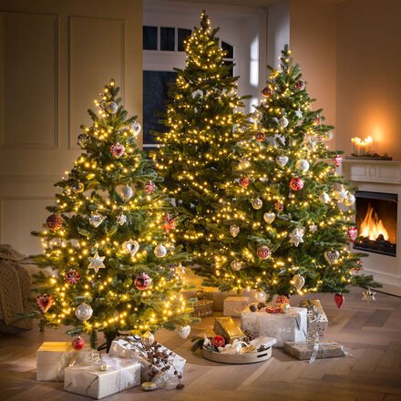 LED-Lichterkette Klein, 7,40 m, 370 LEDs, 2 W