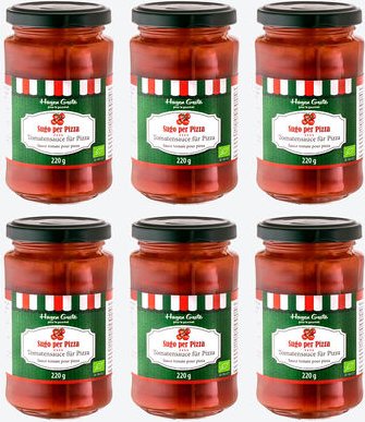 BIO Sugo per Pizza, 6 Gläser à 220 g CH-BIO-006