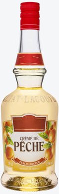 Pfirsichlikör Crème de Pêche 700 ml, 15 % Vol. - fruchtig-süß, aus sonnengereiften Pfirsichen, ideal für Cocktails & Des...