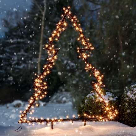 Outdoor Leucht Tannenbaum, 72 x 80 cm