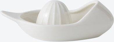 Zitronenpresse - Porzellan, 15 x 9 x 5 cm (B/T/H), 60 ml Inhalt, spülmaschinenfest, winzige Löcher halten Kerne & Frucht...