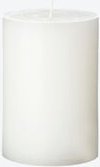Dicke Altarkerze klein, weiß, Ø 10,5 x 15 cm