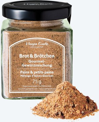Gourmet Gewürzmischung Brot & Brötchen 75 g MHD 30.11.2025.