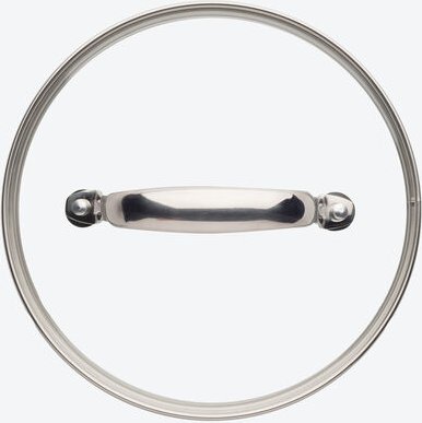 Hagen Grote Pfannen-Hartglasdeckel, 28 cm Ø, Hartglas/Edelstahl, ofenfest bis 180 °C