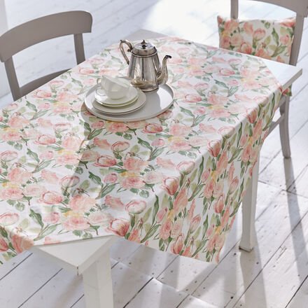 Tulpen Tischdecke, 120 x 120 cm