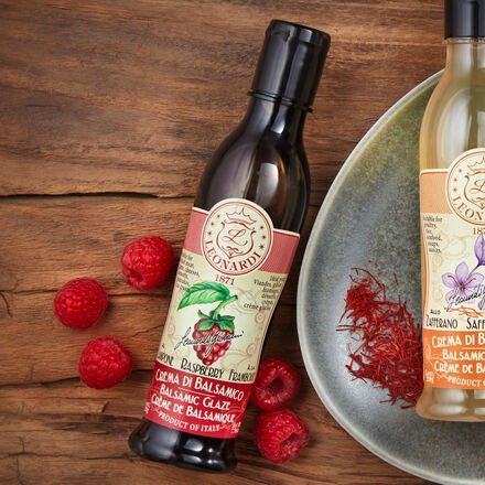 Thumbnail - Balsamico-Creme Himbeere 200 ml - cremig, aus Aceto Balsamico di Modena I.G.P., mit Himbeere verfeinert, gereift, für Sa...