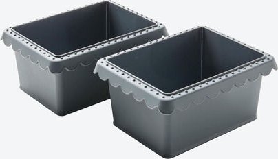 Mini-Kastenform 2 Stück, 16,5 x 12 x 7,5 cm (B/T/H), temperaturbeständig von -40 bis +230°C
