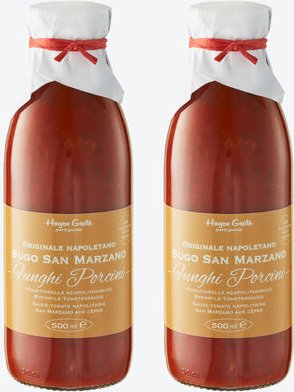 Sugo ai Pomodoro San Marzano con Funghi Porcini 2x500ml