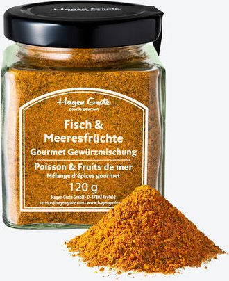Gourmet Gewürzzubereitung Fisch & Meeresfrüchte 120 g