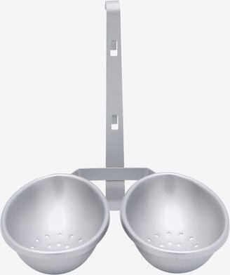 Eier-Pochierer - Perfekt für Eggs Benedict, einfache Handhabung, Metall, 15 x 10 x 15 cm, zwei Höheneinstellungen, Handw...
