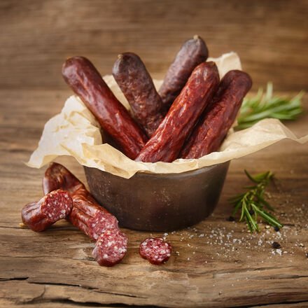 Kaminwurzen, geräucherte Wurstspezialität, 5 Stück, ca. 320 g