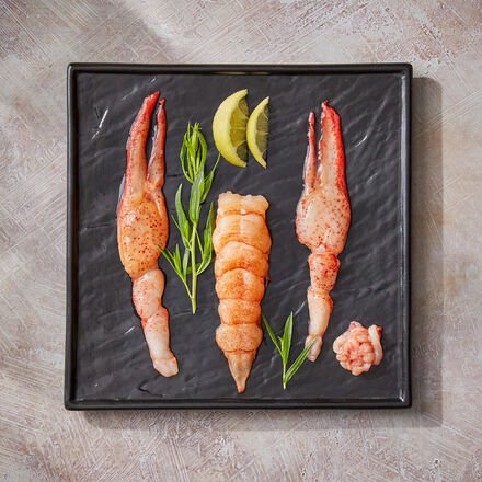 Kanadischer Hummer 370 g (2 x 185 g) - Kaltwasser-Wildfang, 100?% rein, nachhaltig, tiefgefroren, ideal zum Braten, Koch...