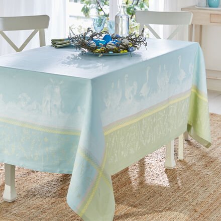 Jacquard Tischdecke Ostern, 150 x 250 cm