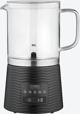 CASO Milchaufschäumer - 14,5 x 11,5 x 20,5 cm, Kunststoff/Glas, 230V, 600W - spülmaschinenfest, 5 Funktionen, One-Touch-...
