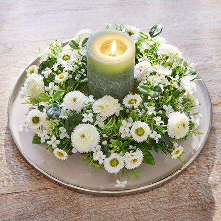 Belliskranz creme, Ø 30 cm