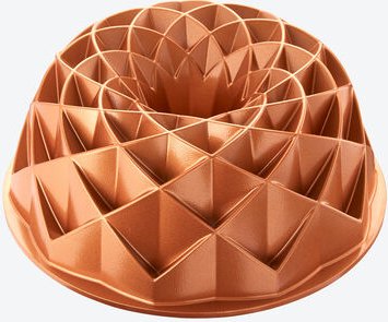 Kupferfarbene Premium Guss-Backform Rundkuppel