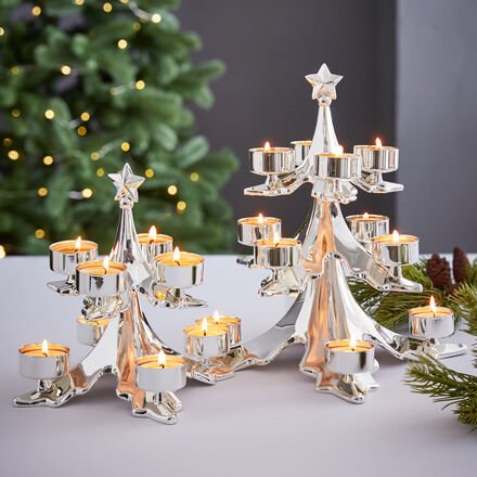 Teelichthalter klein, 14,5 x 14,5 x 20 cm hoch