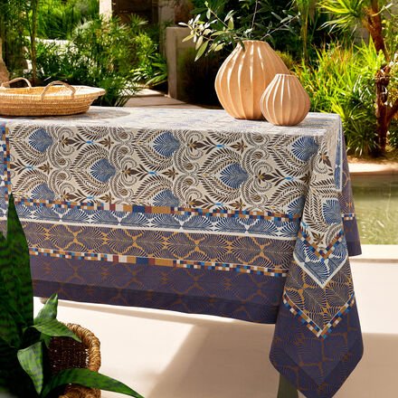Tischdecke "Nairobi", Braun, 110/110 cm, 100 % Baumwolle