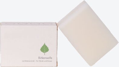 Naturseife mit Birkenextrakt 100 g - Pflege für Hände & Körper, handgefertigt, pflanzliche Inhaltsstoffe, sanfte Reinigu...