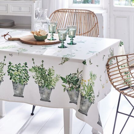 Kräuter-Tischdecke, 150 x 150 cm