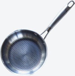Thumbnail - Hagen Grote Netzboden Pfanne, 20 cm Ø, Edelstahl/Aluminium, ofenfest bis 250 °C, spülmaschinenfest, für alle Herdarten i...