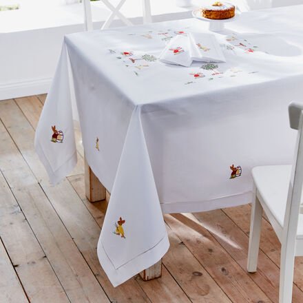 Tischdecke Hasen, 170 x 250 cm