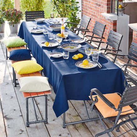 Tischdecke 140x140 cm dunkel- blau