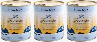 Fischklößchen, 3 x 800 g