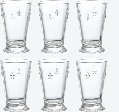 Thumbnail - Glas groß, Inhalt 300 ml, 13 cm hoch, 6 Stück