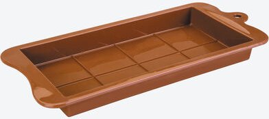 Silikon-Schokoladenform für Dubai Schokoladentafeln, Tafelgröße 21 x 10,5 x 2,5 cm (B/T/H), BPA-frei, temperaturstabil v...