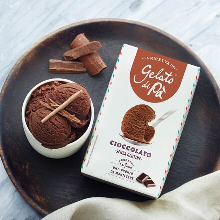 Eismischung Schokolade, Italienisches Speiseeis, 1 l, MHD bis zum 10.01.2026