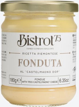 Käsefondue 180 g - Castelmagno DOP, servierfertig, cremig & aromatisch, aus dem Piemont, für 2-3 Personen, ohne Schmelzs...