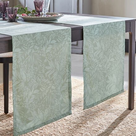 Jacquard Tischläufer Hainbuche, 50 x 150 cm, 100 % Baumwolle, waschbar bei 60 °C