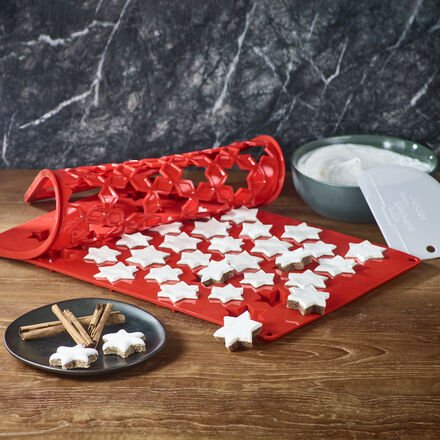 Zimtstern-Silikonbackform 2-tlg.