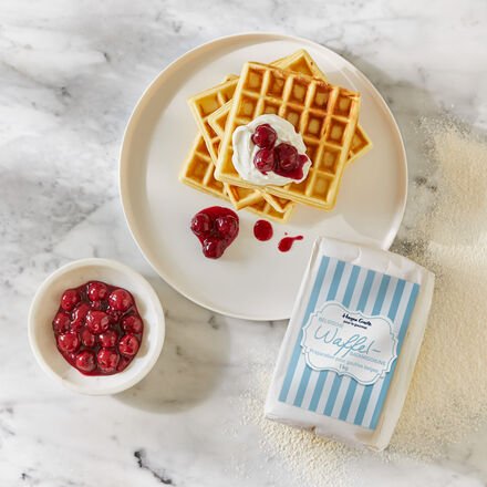 Hagen Grote Waffel-Backmischung 1 kg - knusprig außen, fluffig innen, gelingsicher, traditionelles Rezept, für süße Krea...