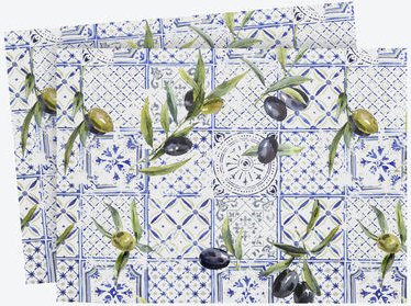 Tischset Oliven, 2 Stück, 35 x 48 cm