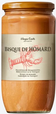 Hagen Grote Hummersuppe 780 g - Fangfrischer Atlantik-Hummer, Rezept nach Serge Perard, cremig, aromatisch, servierferti...