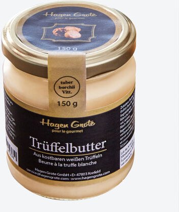 Trüffelbutter Tartufo bianco mit weißen Trüffeln tuber borchii vitt.150 g