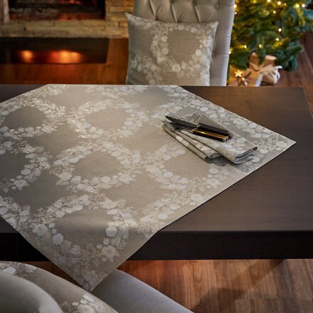 Tischdecke Kranz, 150 x 250 cm