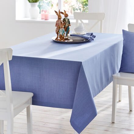 Thumbnail - Tischdecke Uni-Fleckgeschützt, 150 x 250 cm, hellblau