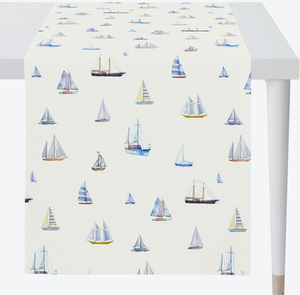 Outdoor-Tischläufer Sailing, 48 x 140 cm,