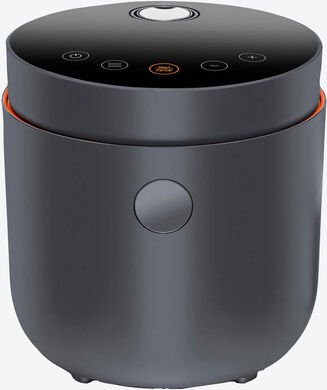 Multi-Reiskocher - 2 l, 230V/500W, Hartkunststoff, 22 x 23,5 x 23,5 cm, Antihaft-Innentopf, Edelstahl-Dämpfeinsatz, LED-...