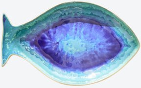 Fischplatte klein, 31 cm lang, Portugiesisches Geschirr