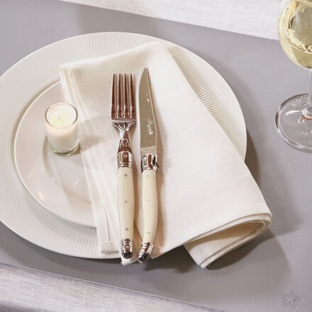 Servietten Leinen, 2 Stück, 45 x 45 cm